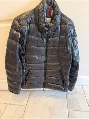 Moncler Women's Black Shiny Quilted Puffer Jacket